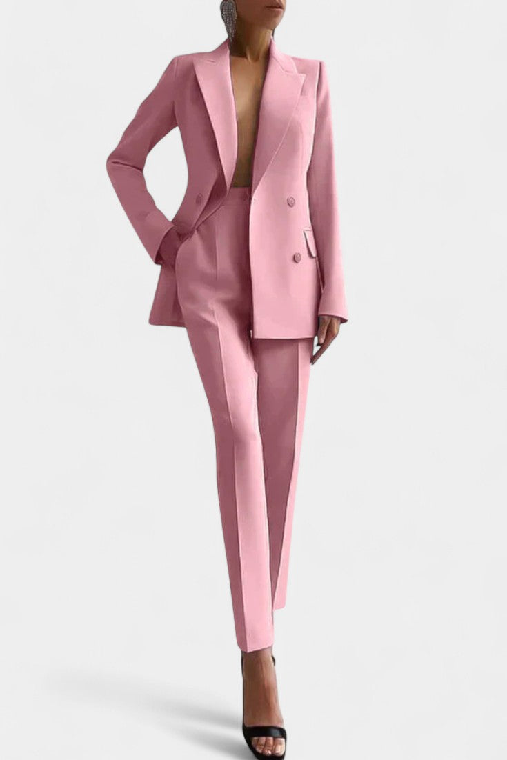 Pierina Tailored Blazer & Chic Wide-Leg Trousers