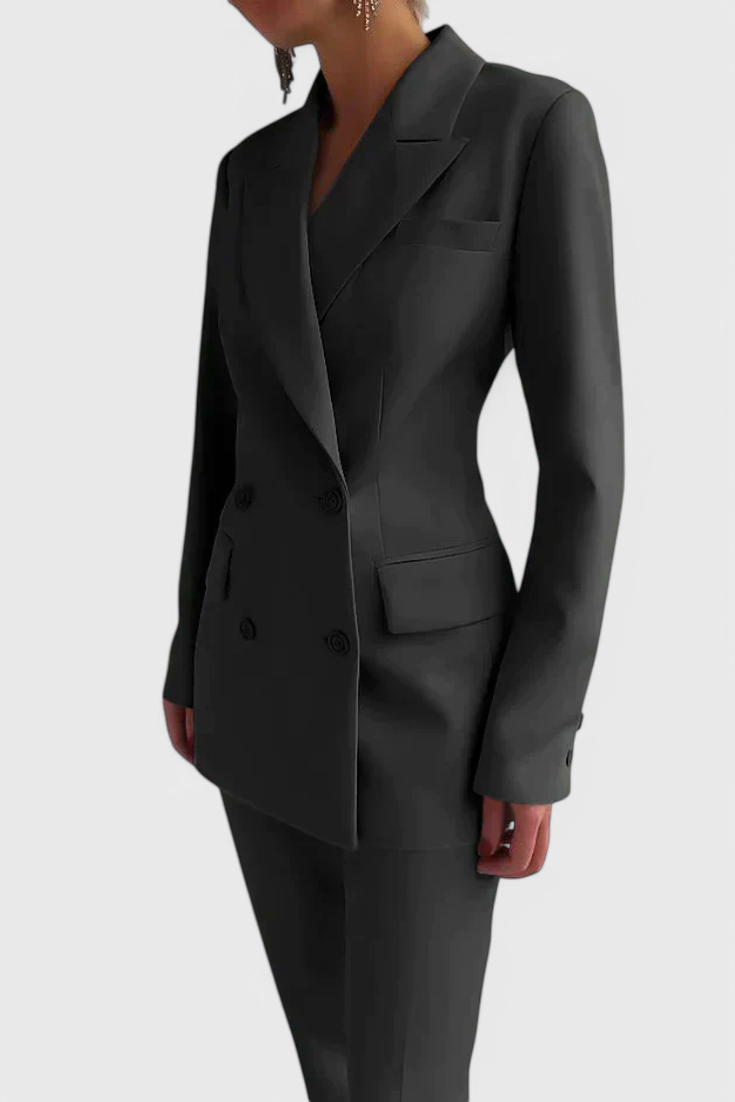 Pierina Tailored Blazer & Chic Wide-Leg Trousers