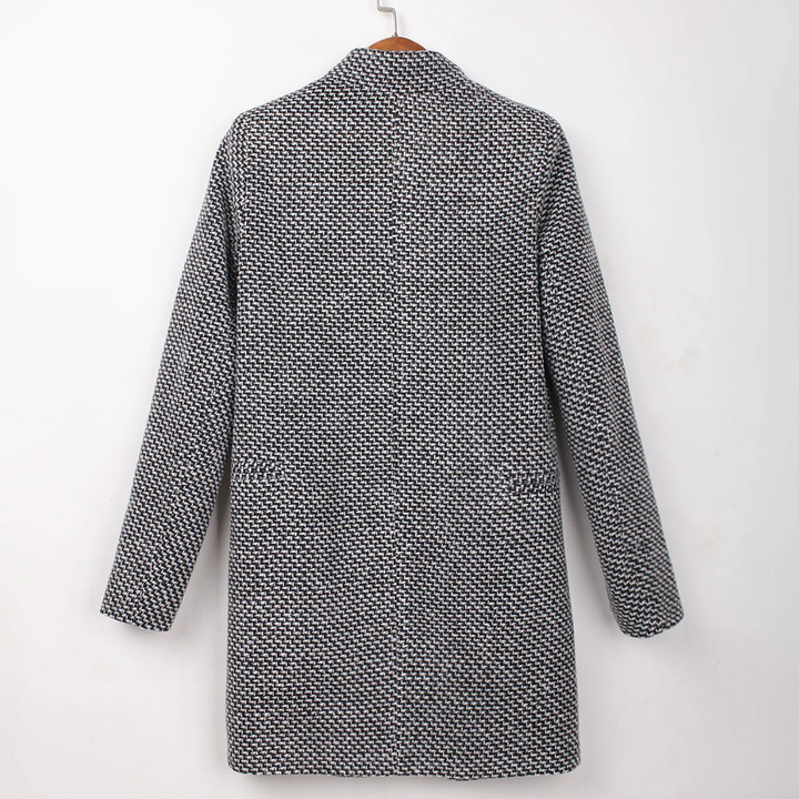 Palmira | Black and White Bouclé Coat
