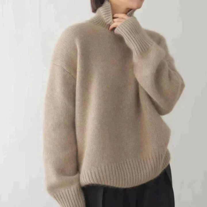 Amalia | Cable-Knit Turtleneck Sweater