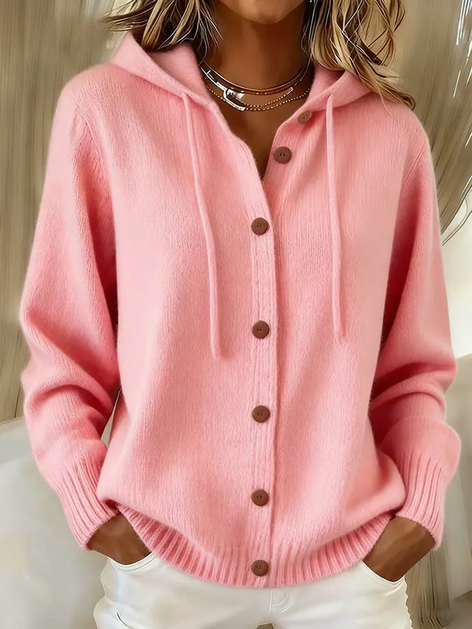Nicoletta | Button Cardigan Hoodie