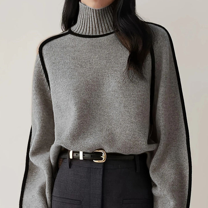 Chiara | Ribbed Turtleneck Sweater