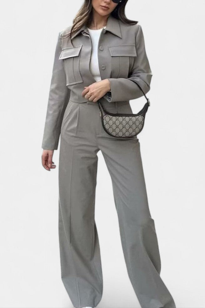 Cinzia Chic Minimalist Casual Set
