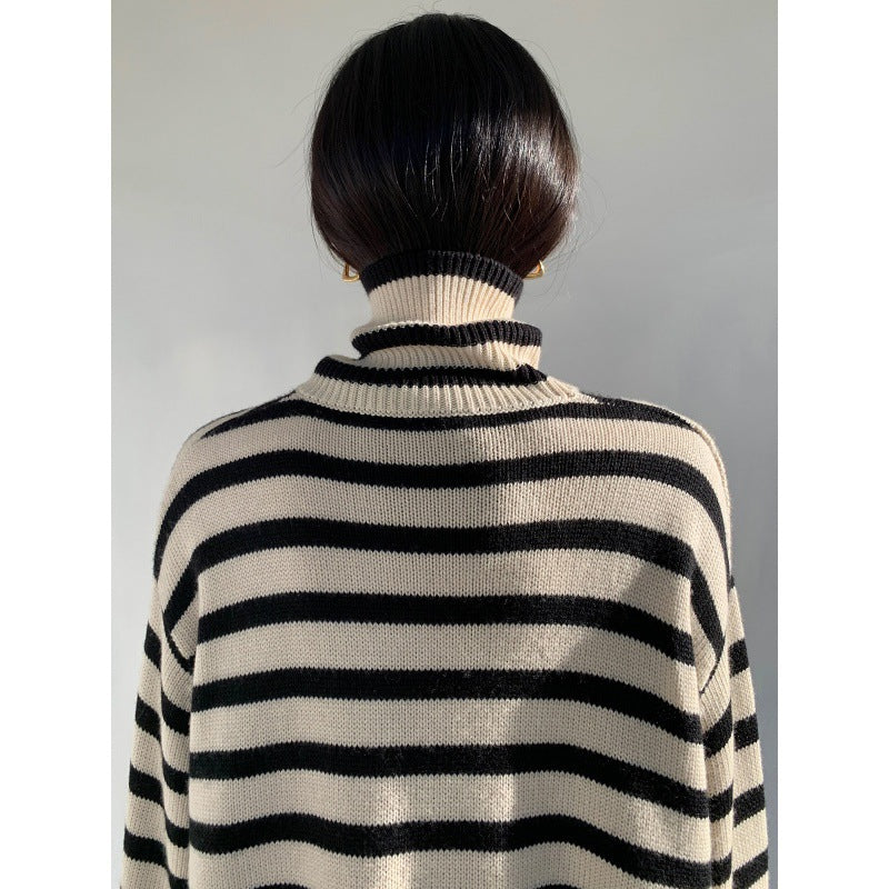 Lucrezia | Cable-Knit Turtleneck Sweater