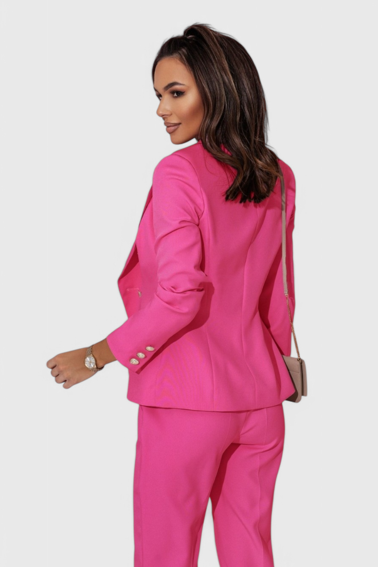 Fiorella Fitted Blazer with Slim Trousers