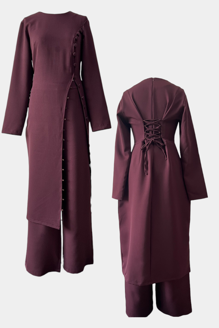 Rosanna Lightweight Button-Up Casual Set