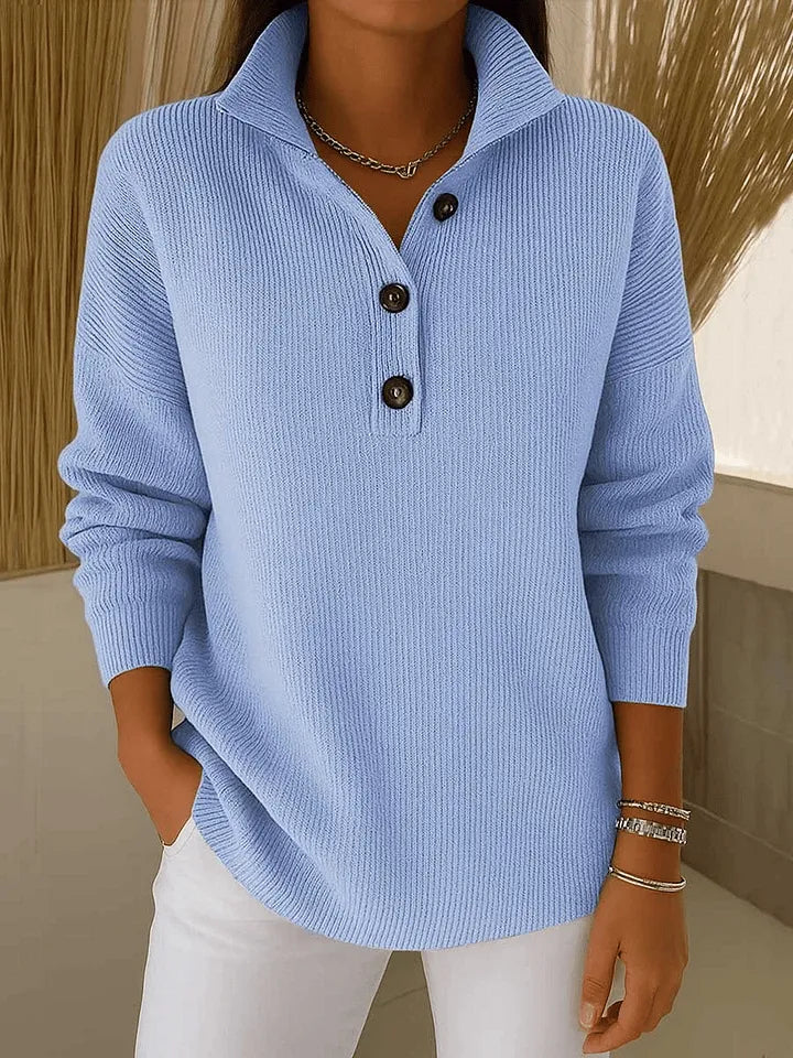 Fiorenza | V-Neck Polo Sweater