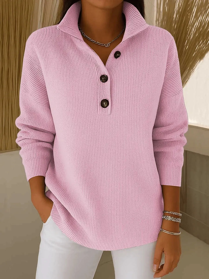 Fiorenza | V-Neck Polo Sweater