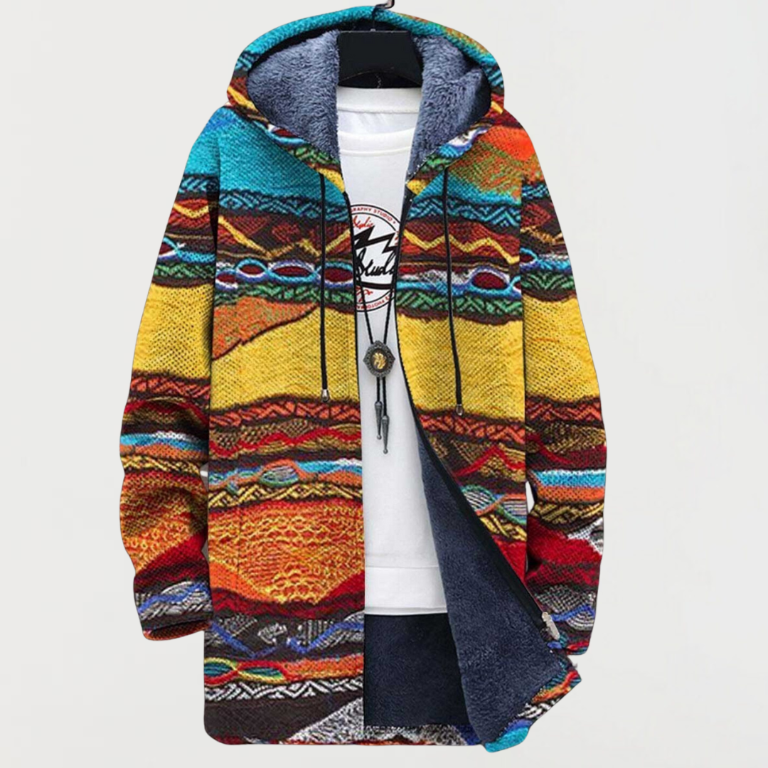 Antonietta | Folk-Band Hooded Cardigan