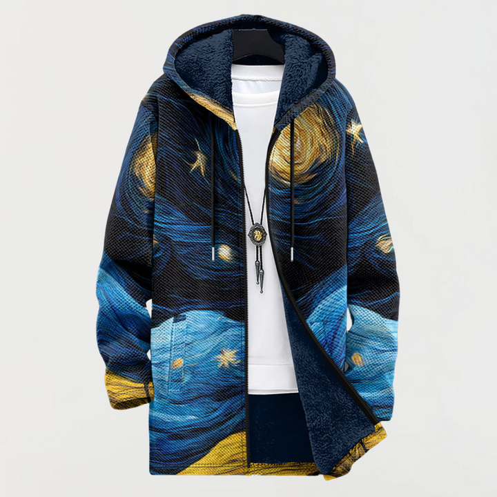 Simona | Starry-Sky Hooded Cardigan