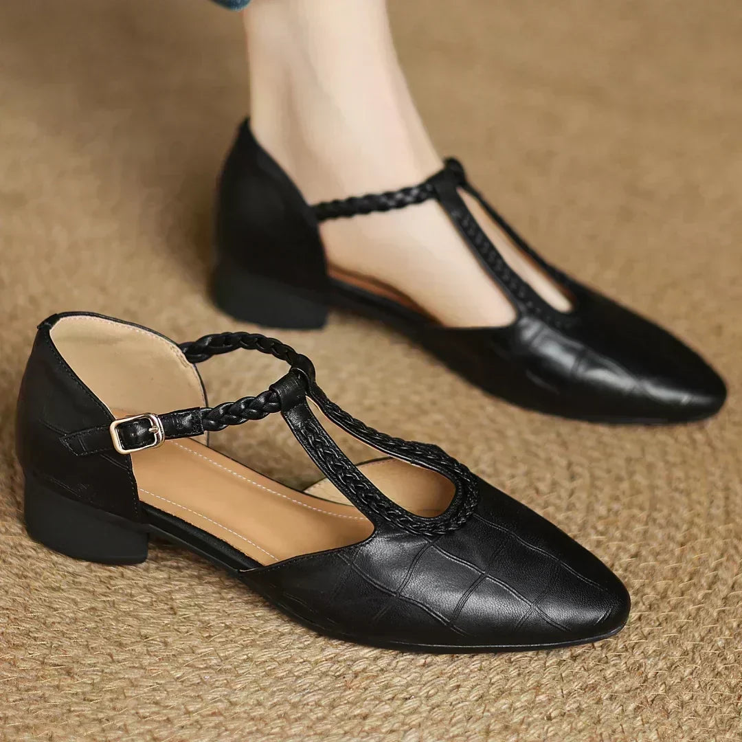 Virginia | Leather Mary Janes