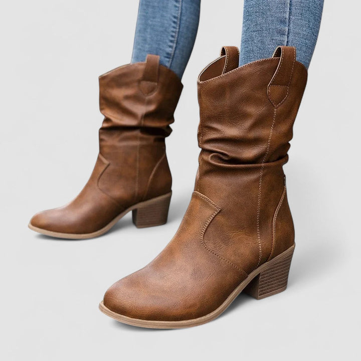 Fiammetta – Orthopedic Leather Boots