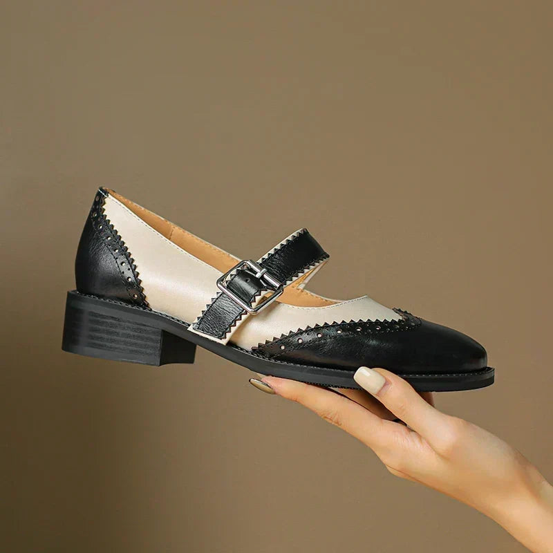 Rosa | Leather Mary Janes