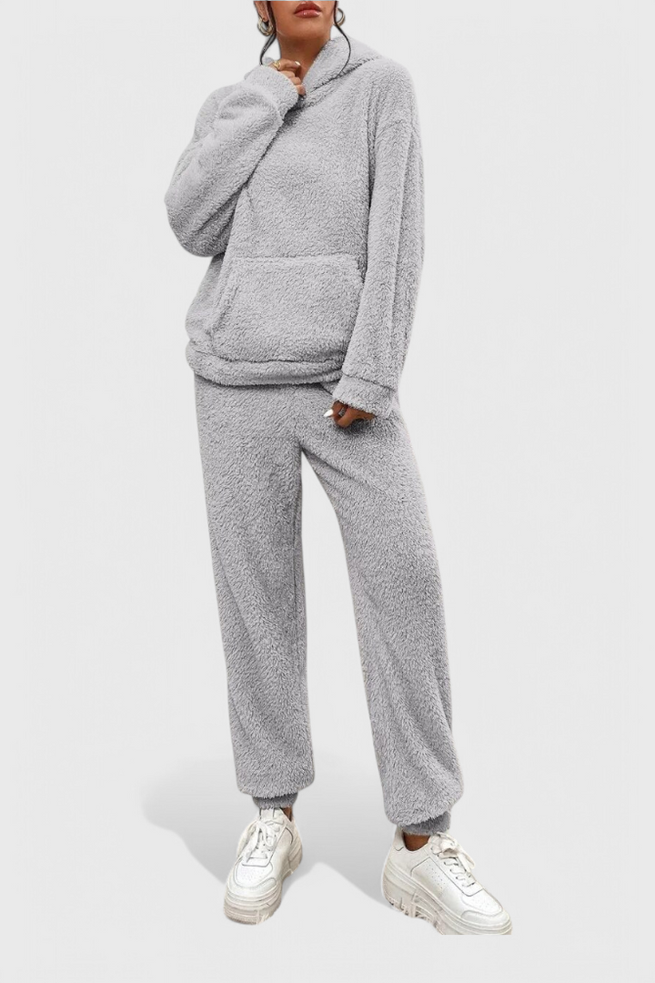 Cozy Diana Two-Piece Set in Luxurious Teddy Fabric