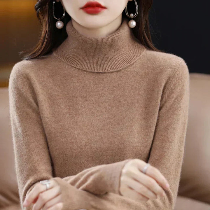 Marta | Cashmere Mock-Neck Sweater