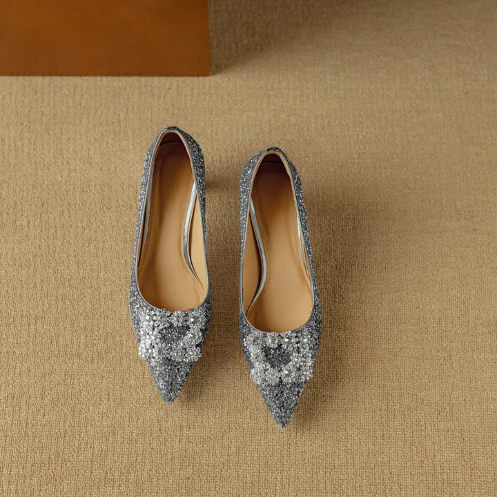 Delfina | Glitter Pumps