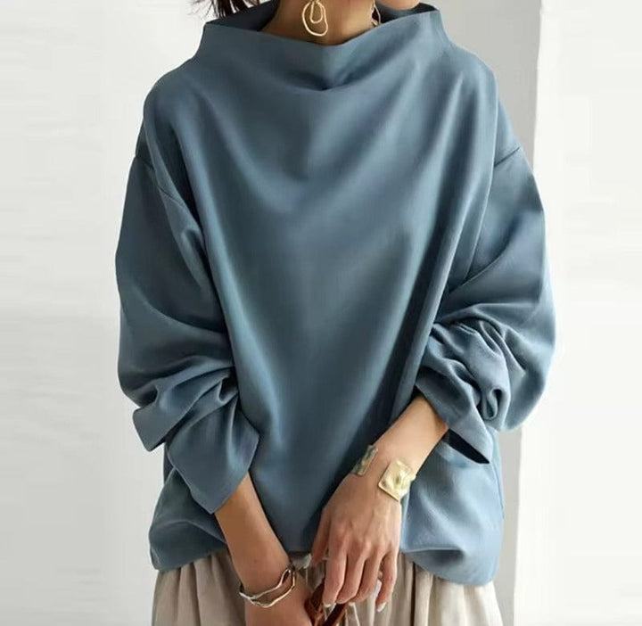 Livia | Casual Mock-Neck Top