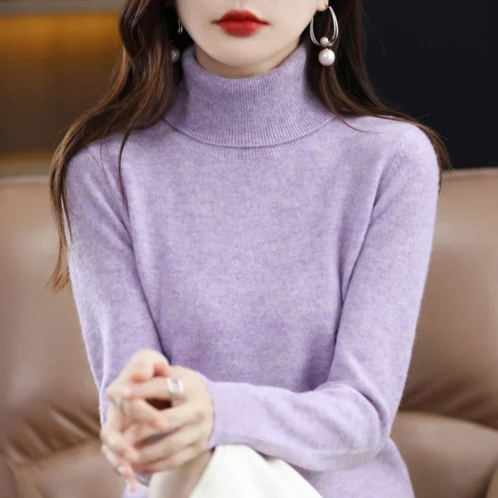Marta | Cashmere Mock-Neck Sweater