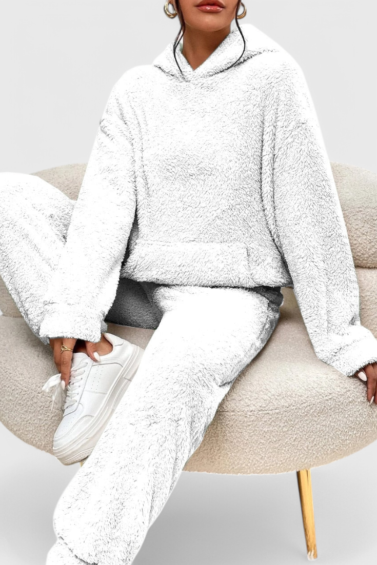 Cozy Diana Two-Piece Set in Luxurious Teddy Fabric