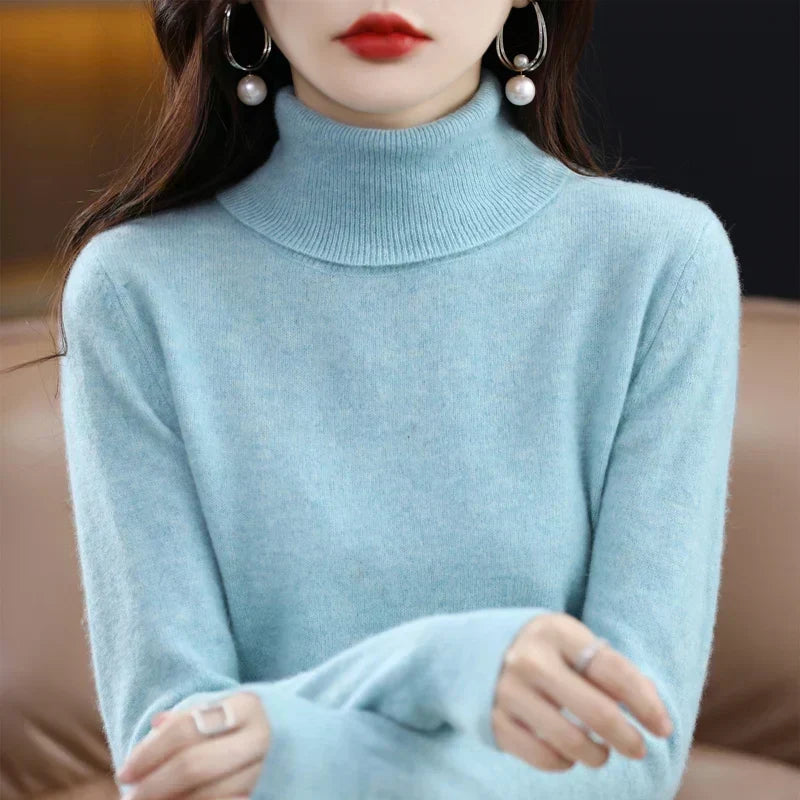 Marta | Cashmere Mock-Neck Sweater