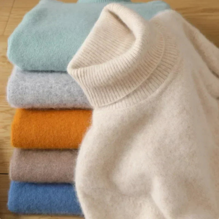 Marta | Cashmere Mock-Neck Sweater