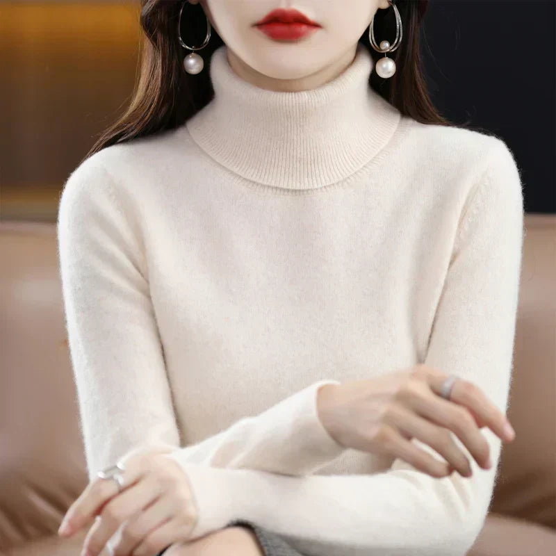 Marta | Cashmere Mock-Neck Sweater