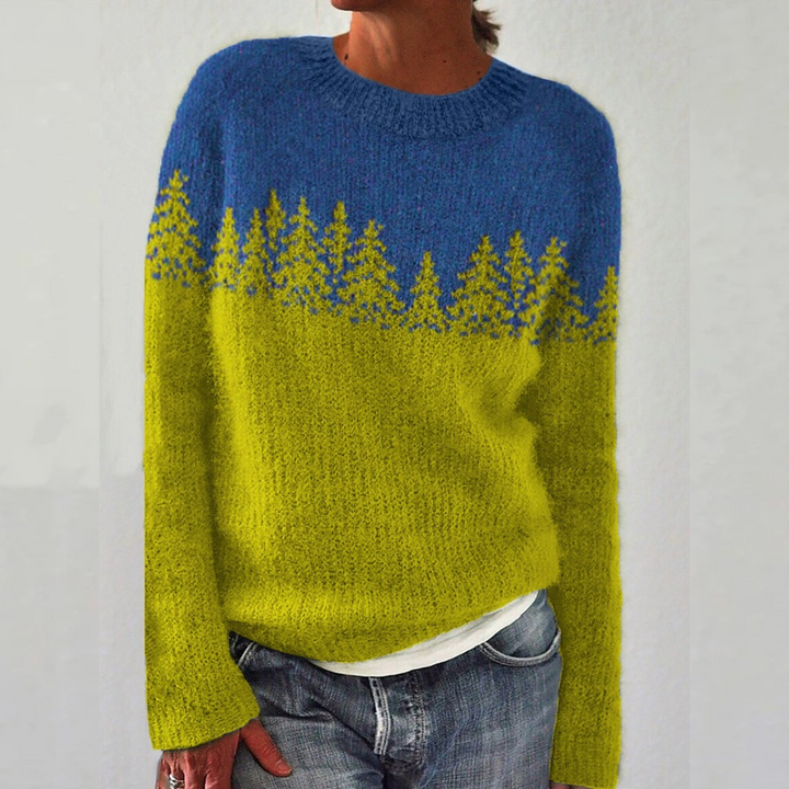 Nerina | Retro Icelandic Knit Sweater