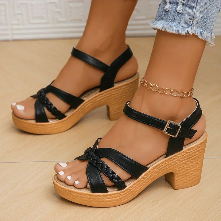 Carolina Classic Mid-Heel Sandals
