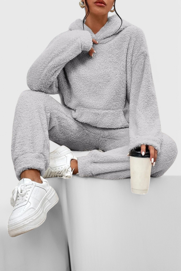 Cozy Diana Two-Piece Set in Luxurious Teddy Fabric