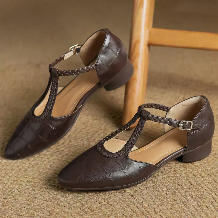 Virginia | Leather Mary Janes