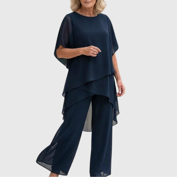 Vittoria | Fluid Palazzo Set for Elegant Comfort and Style