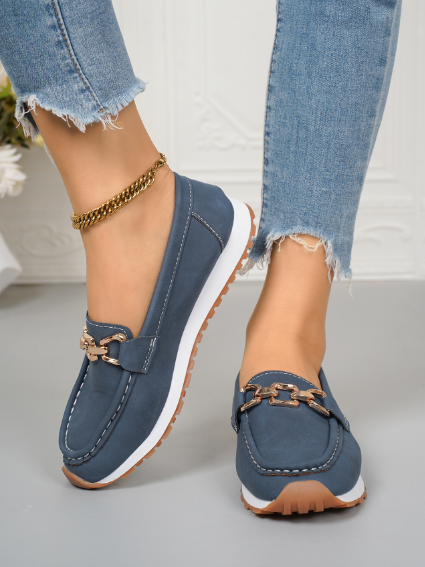 Ottavia - Orthopedic Flat Buckle Loafers