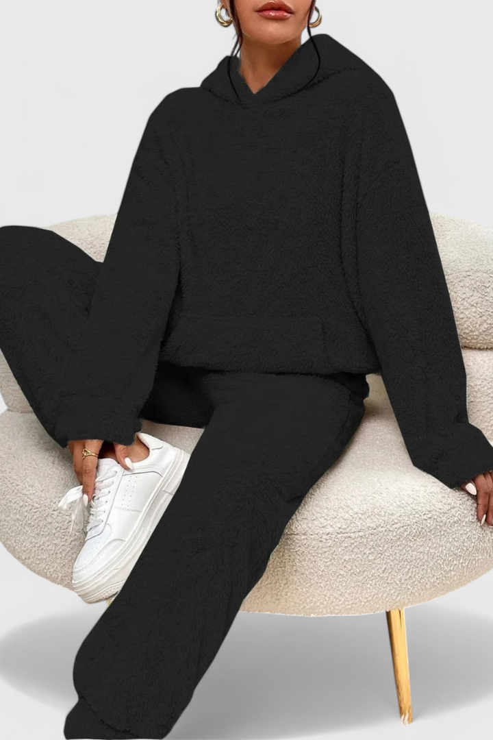 Cozy Diana Two-Piece Set in Luxurious Teddy Fabric