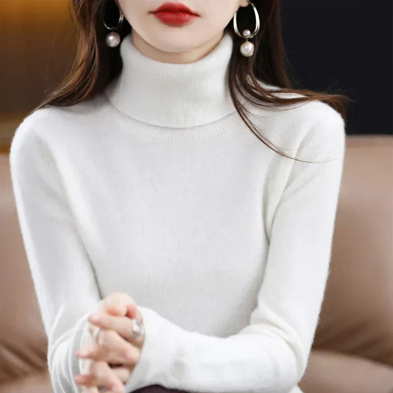 Marta | Cashmere Mock-Neck Sweater