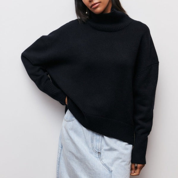 Corinna | Cable-Knit Turtleneck Sweater