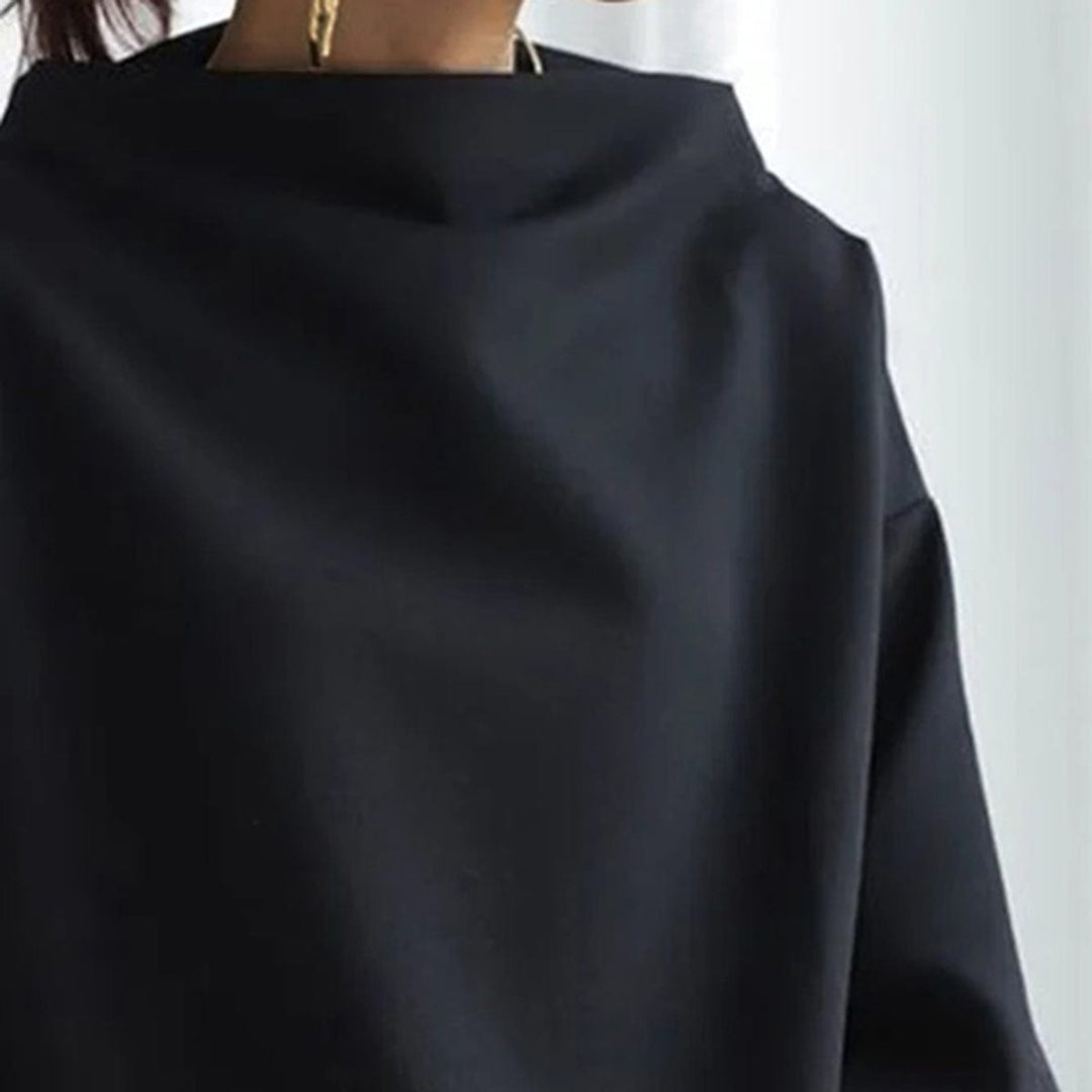 Livia | Casual Mock-Neck Top