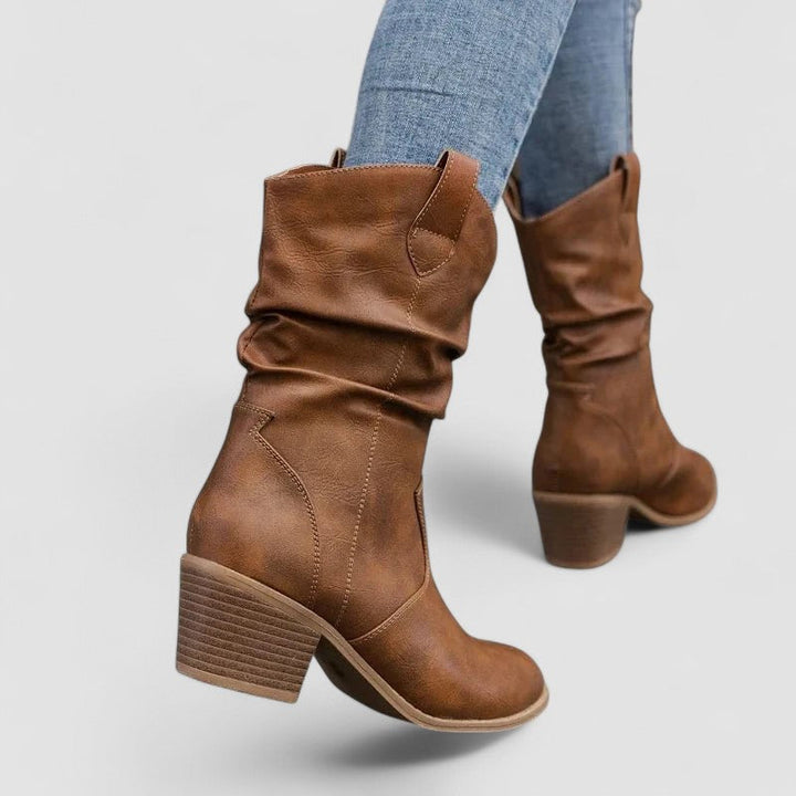 Fiammetta – Orthopedic Leather Boots