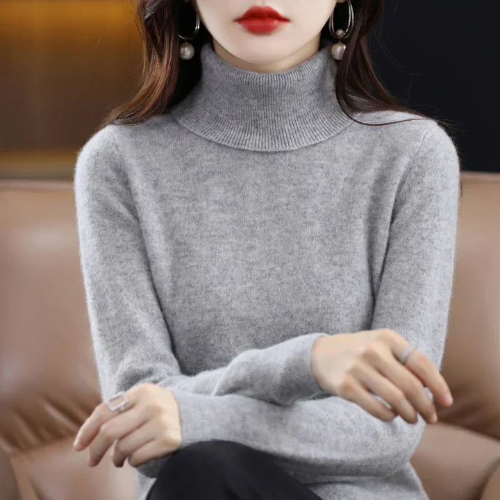 Marta | Cashmere Mock-Neck Sweater