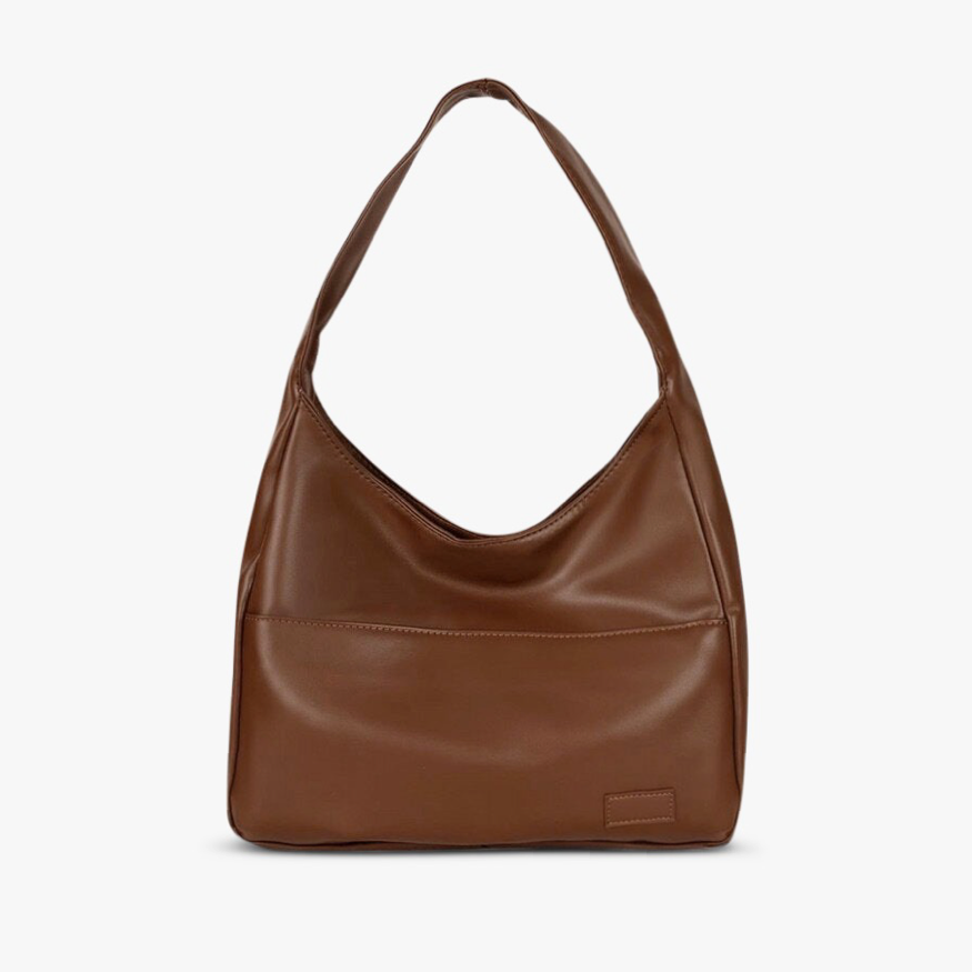Laura | Refined Leather Shoulder Bag