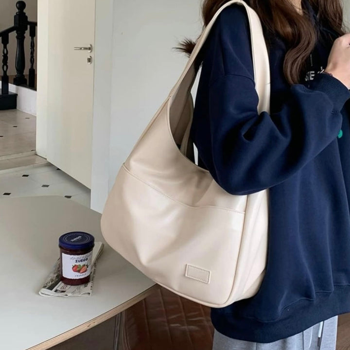 Laura | Refined Leather Shoulder Bag