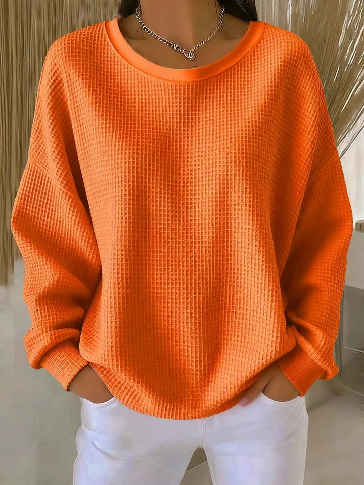 Ivana | Classic Waffle Knit Sweater