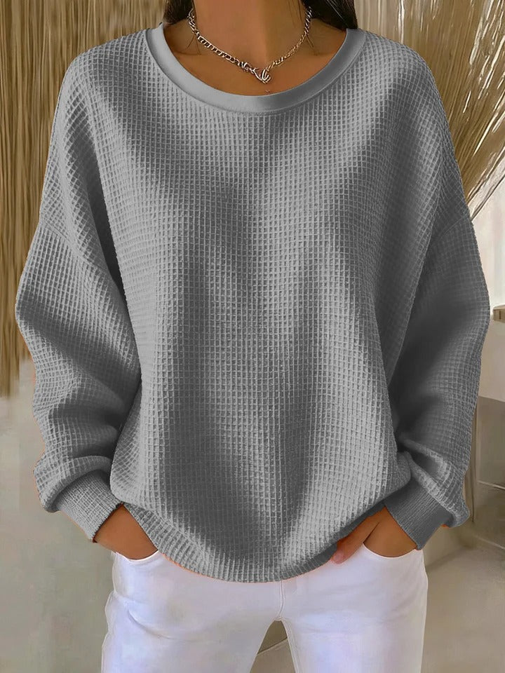 Ivana | Classic Waffle Knit Sweater