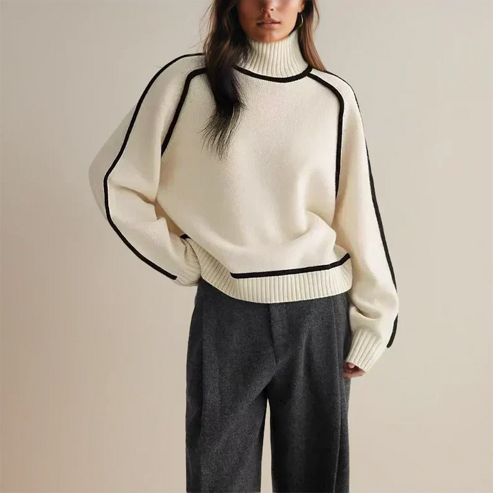 Bianca | Cotton-Blend Turtleneck Sweater