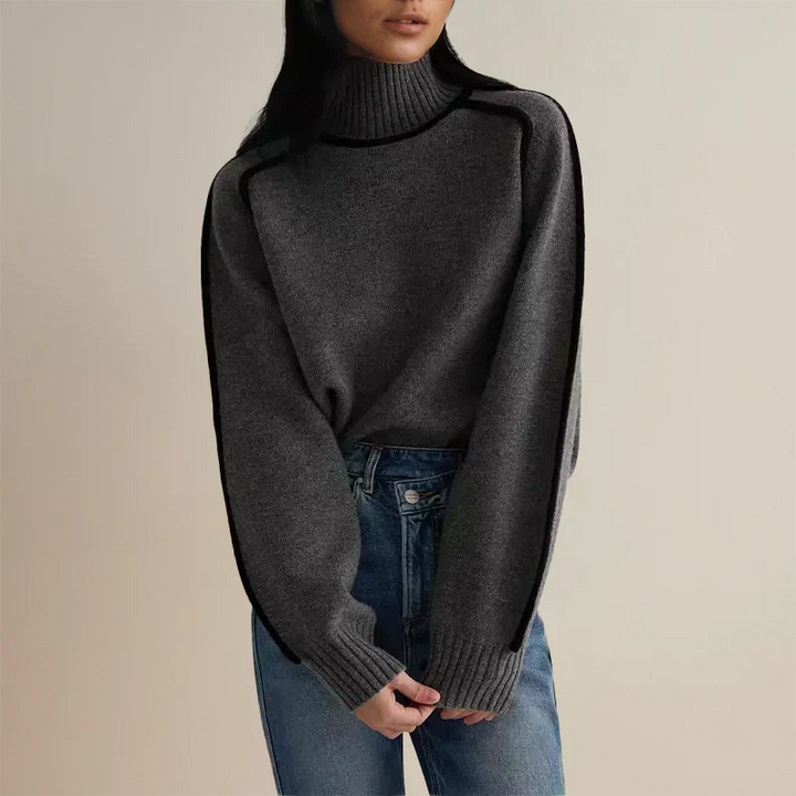 Bianca | Cotton-Blend Turtleneck Sweater