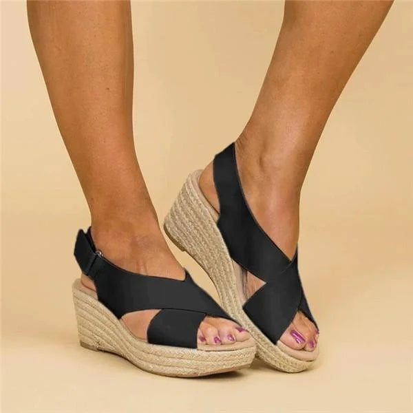 Rita | Comfortable Orthopedic Wedge Heel Espadrilles