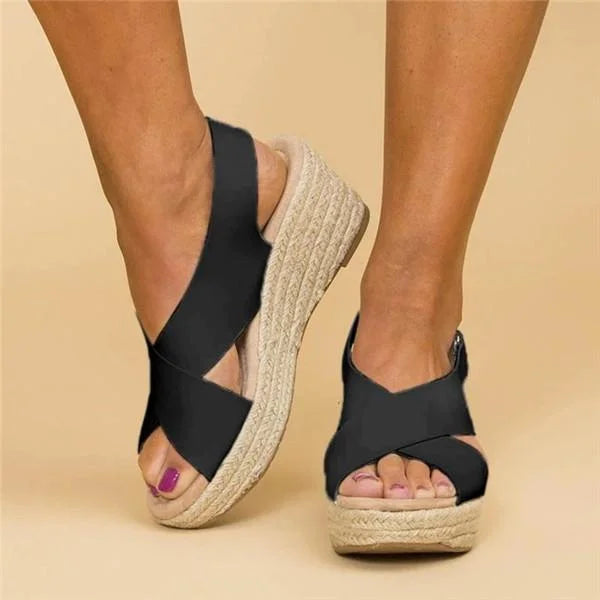 Rita | Comfortable Orthopedic Wedge Heel Espadrilles
