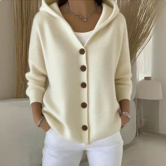 Eugenia | Hooded Knit Cardigan