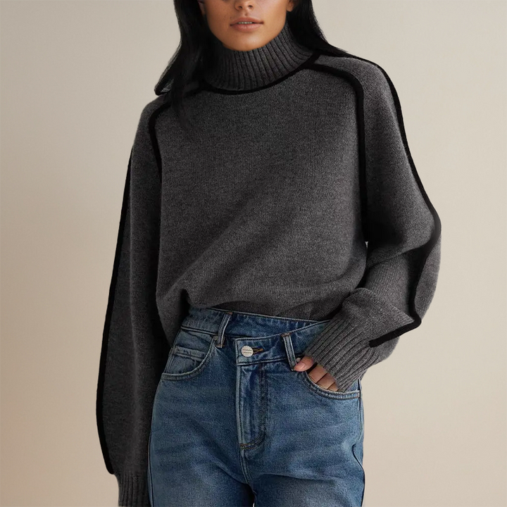Chiara | Ribbed Turtleneck Sweater
