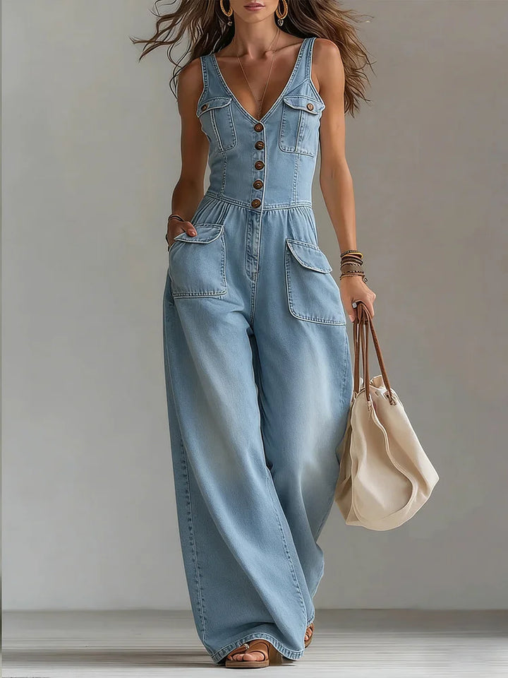 Allegra | Casual Denim Overalls