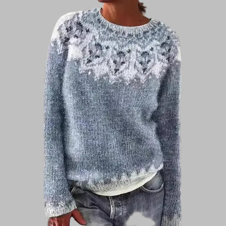 Alessia | Retro Icelandic Knit Sweater